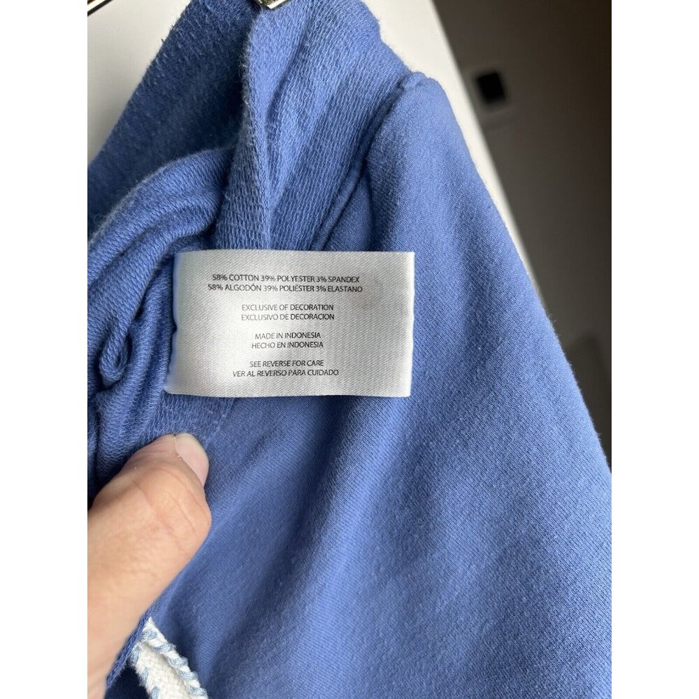 Eddie Bauer Men’s Sweat Shorts Elastic Waist Drawstring Lightweight Blue Large - Picture 9 of 10